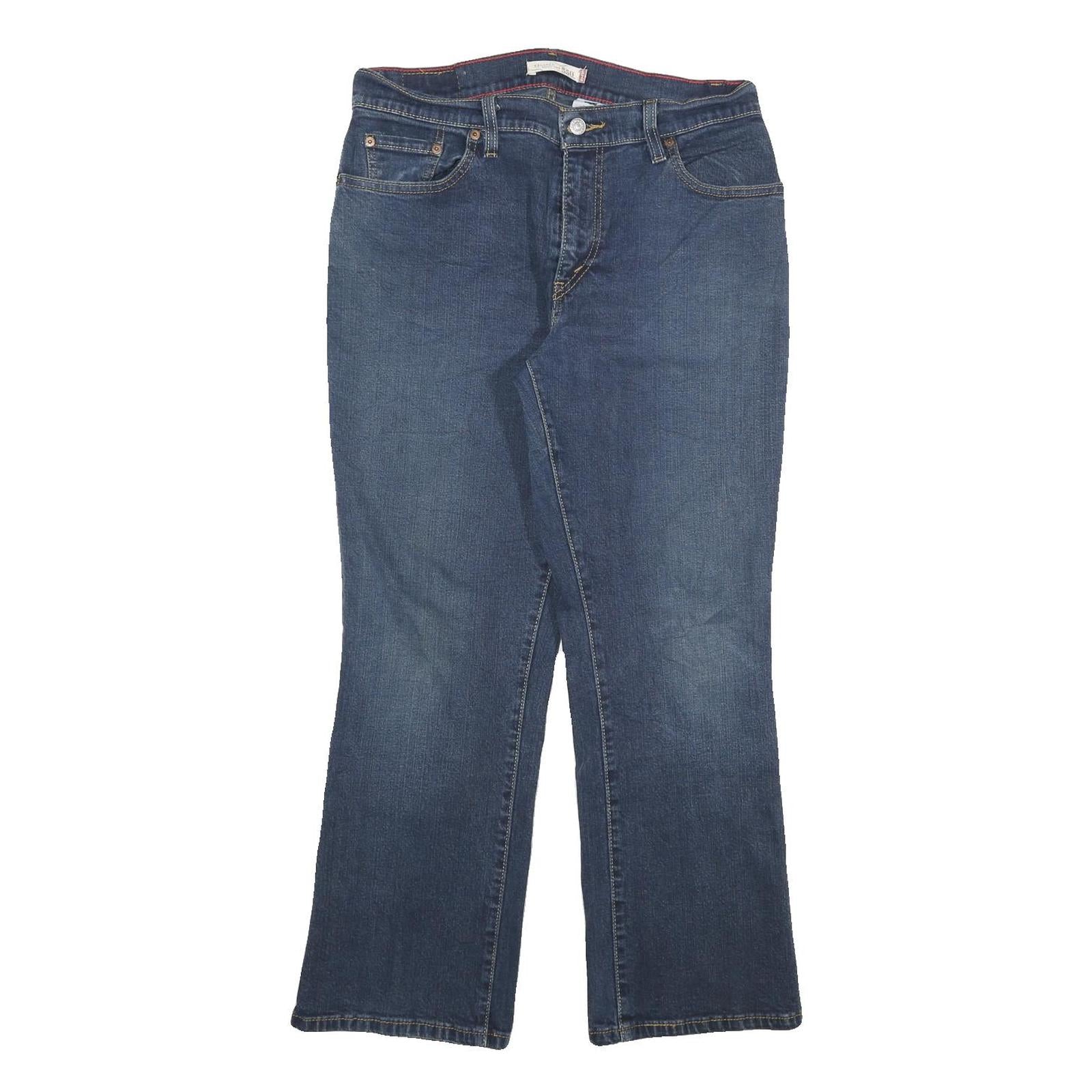 LEVI'S 550 Straight Womens Jeans Blue Regular Straight Denim Medium W30 L27