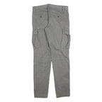 S OLIVER Mens Slim Cargo Cotton Blend Grey Trousers W31 L34 Casual Pockets