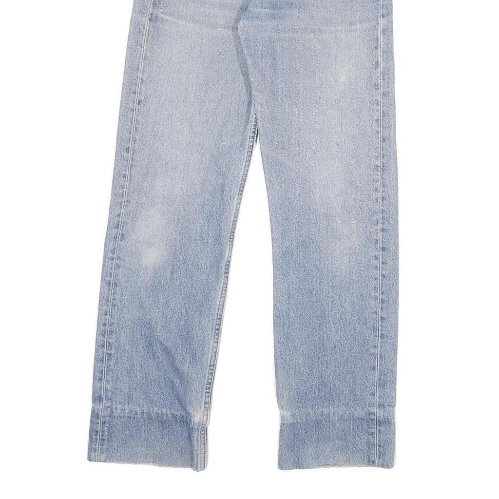 LEVI'S 501 Mens Jeans Blue Regular Straight Denim Light W26 L30 Classic Button