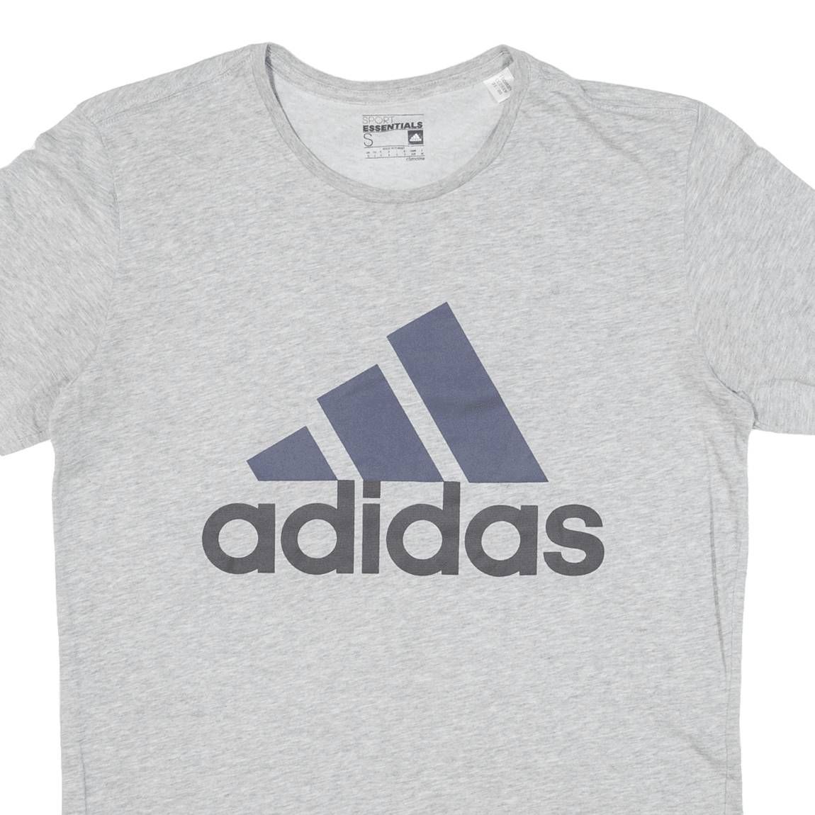 ADIDAS Mens T-Shirt Grey S