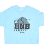 GILDAN Mens Blue BNB Jamboree Graphic T-Shirt L Short Sleeve Crew Neck Casual