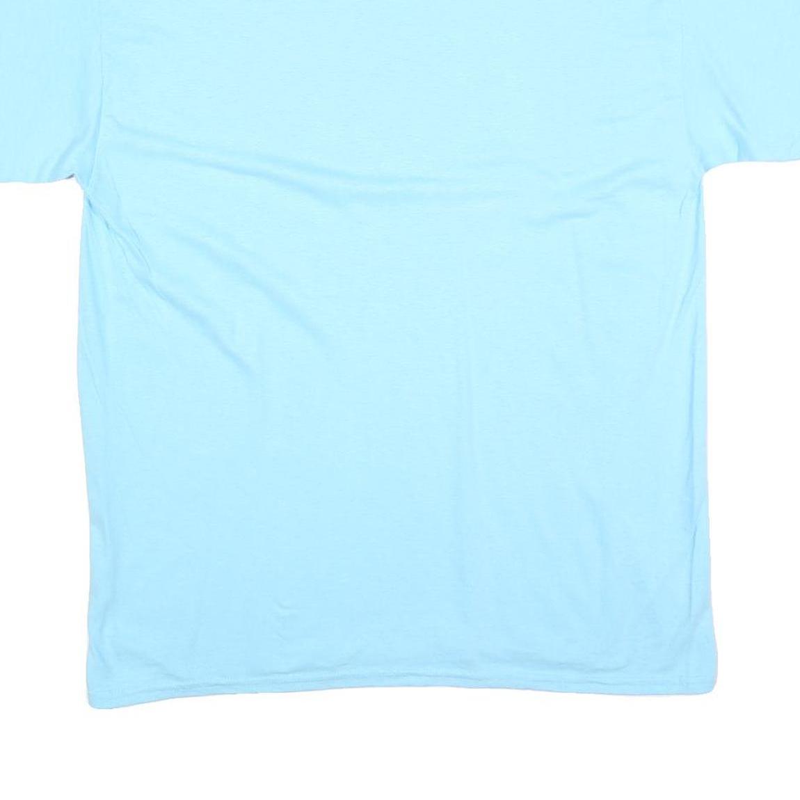 GILDAN Mens Blue BNB Jamboree Graphic T-Shirt L Short Sleeve Crew Neck Casual