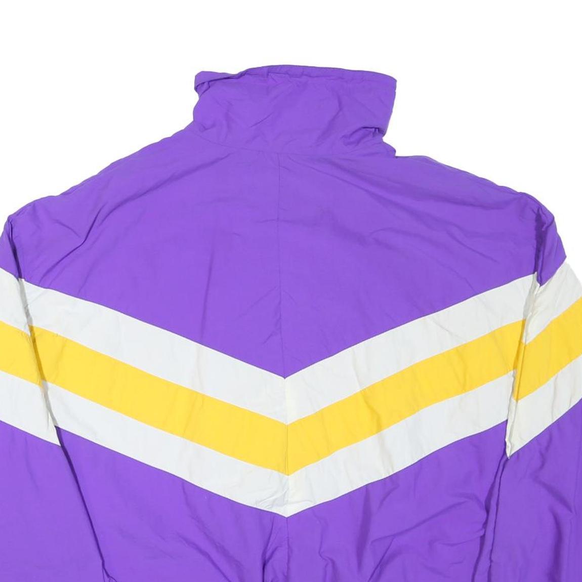 Mens Purple & Yellow Washington Huskies Lightweight Zip Nylon Jacket XL