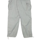 TEDDYS Mens Relaxed Polyester Blend Grey Cargo Trousers W27 L31 Casual Workwear