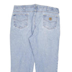 CARHARTT Mens Regular Fit Light Blue Denim Jeans W40 L28 Zip Cotton Blend