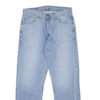 LEVI'S 521 02 Mens Jeans Blue Regular Straight Denim Light W34 L29 Classic Fit