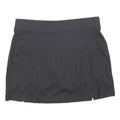 ADIDAS Womens Black Mini Polyester Blend Plain Skort L Sports Casual Activewear