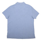 POLO RALPH LAUREN Mens Blue Short Sleeve Plain XL Cotton Polo Shirt Classic Fit