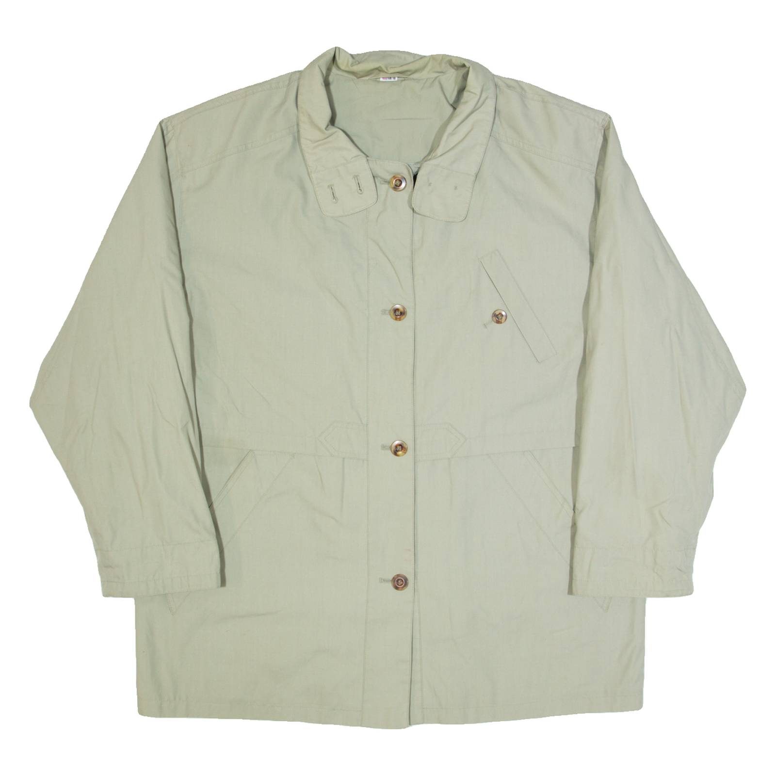 KINGSTYLE Womens Jacket Beige UK 16