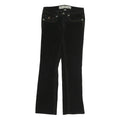 SEVEN7 Womens Black Cotton Regular Fit Straight Trousers W27 L30 Denim Style