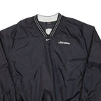 NIKE Mens Sweatshirt Black V-Neck 2XL
