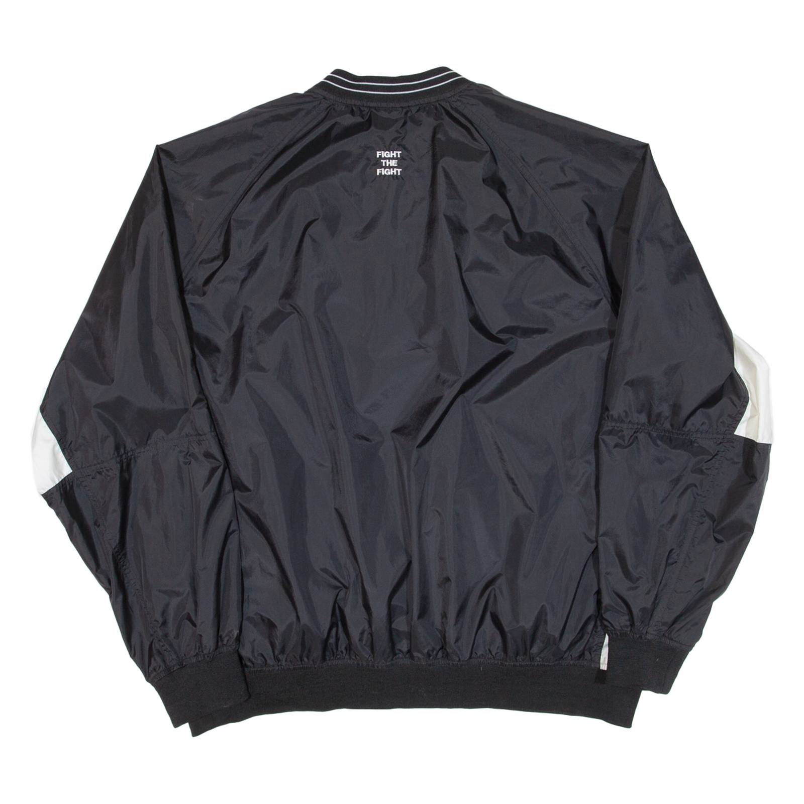 NIKE Mens Sweatshirt Black V-Neck 2XL