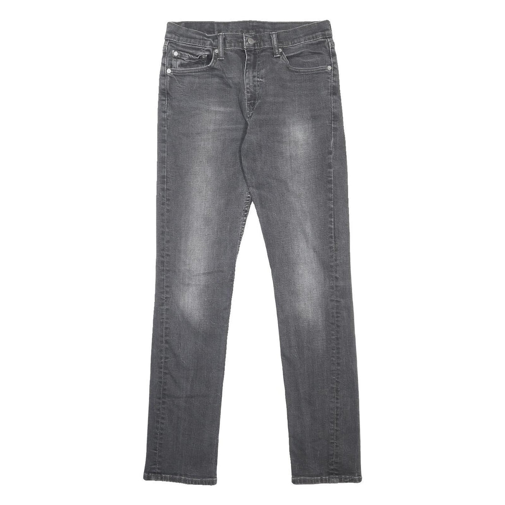 LEVI'S 511 Slim Mens Jeans Grey Slim Skinny Denim Medium W29 L34 Zip Closure