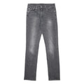 LEVI'S 511 Slim Mens Jeans Grey Slim Skinny Denim Medium W29 L34 Zip Closure