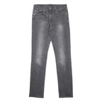LEVI'S 511 Slim Mens Jeans Grey Slim Skinny Denim Medium W29 L34 Zip Closure