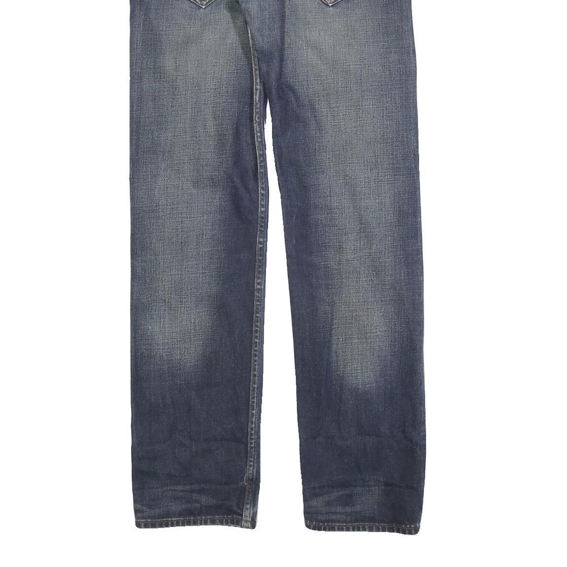 LEVI'S 504 Mens Jeans Blue Regular Straight Denim Medium W29 L32 Distressed