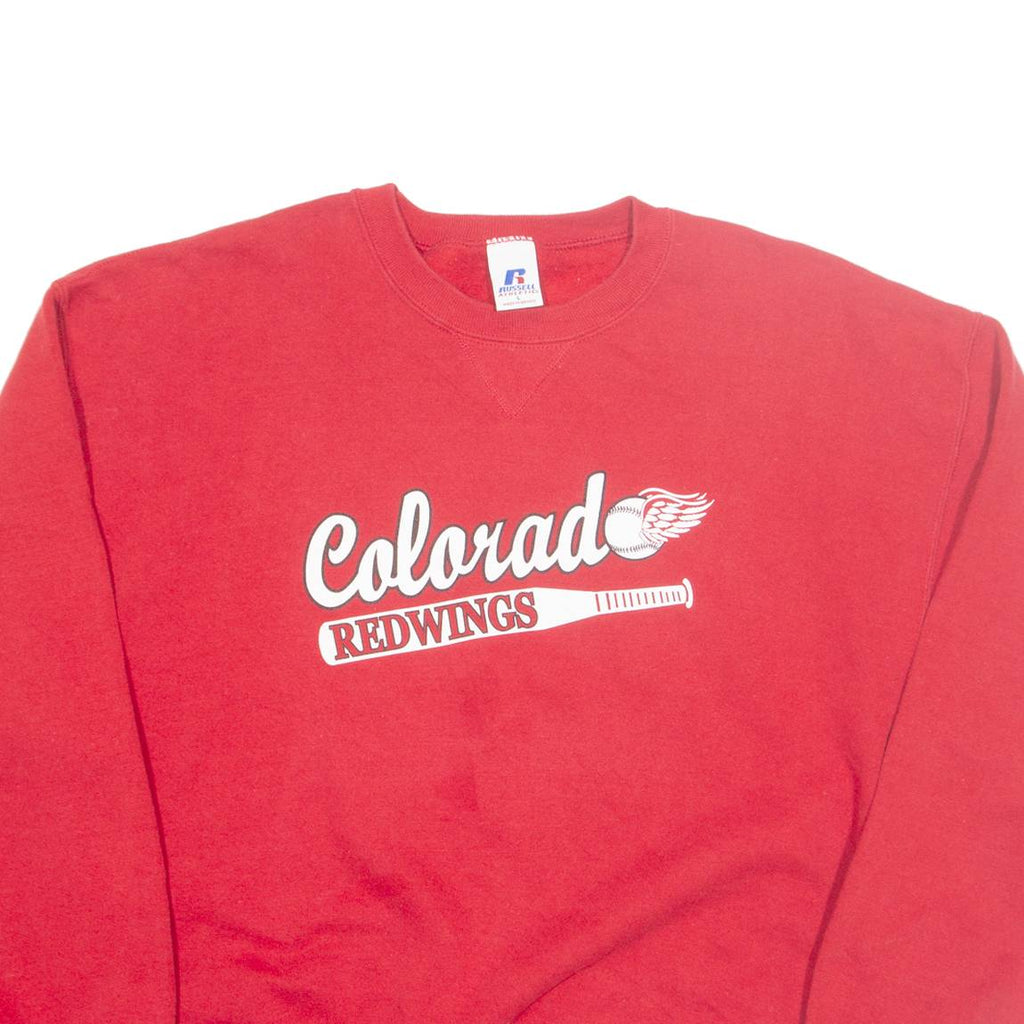 RUSSELL ATHLETIC Colorado Red Wings Mens Sweatshirt Red USA L