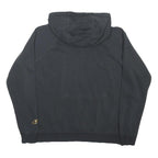 NIKE Womens Black Hoodie M Cotton Blend Pullover Hooded Sweatshirt