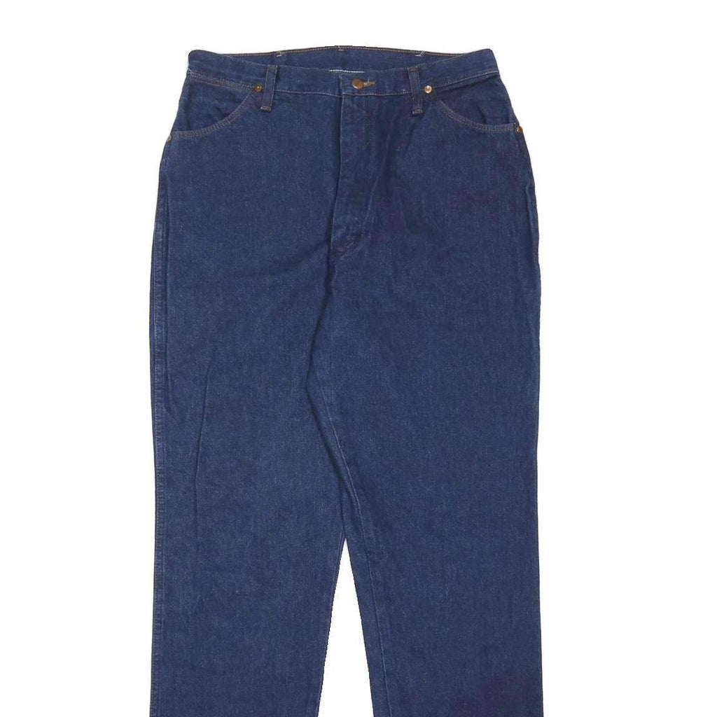 WRANGLER Womens Jeans Blue Regular Straight Denim Medium W32 L34 Classic Fit