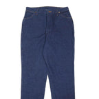 WRANGLER Womens Jeans Blue Regular Straight Denim Medium W32 L34 Classic Fit