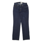 GUESS Mens Jeans Blue Regular Straight Denim Dark W26 L30 Classic Fit Zip