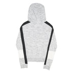 NFL Womens Grey Steelers Zip Hoodie L Sports Casual Cotton Blend