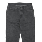 CARHARTT Womens Regular Black Denim Jeans W34 L25 Cotton Blend Zip Casual Wear