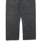 CARHARTT Womens Regular Black Denim Jeans W34 L25 Cotton Blend Zip Casual Wear