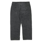 CARHARTT Womens Regular Black Denim Jeans W34 L25 Cotton Blend Zip Casual Wear