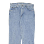 WRANGLER Mens Jeans Blue Regular Straight Denim Light W35 L31 Classic Zip