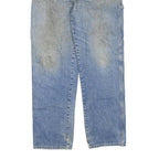 DICKIES Mens Blue Regular Fit Straight Leg Denim W38 L34 Workwear Zip Jeans