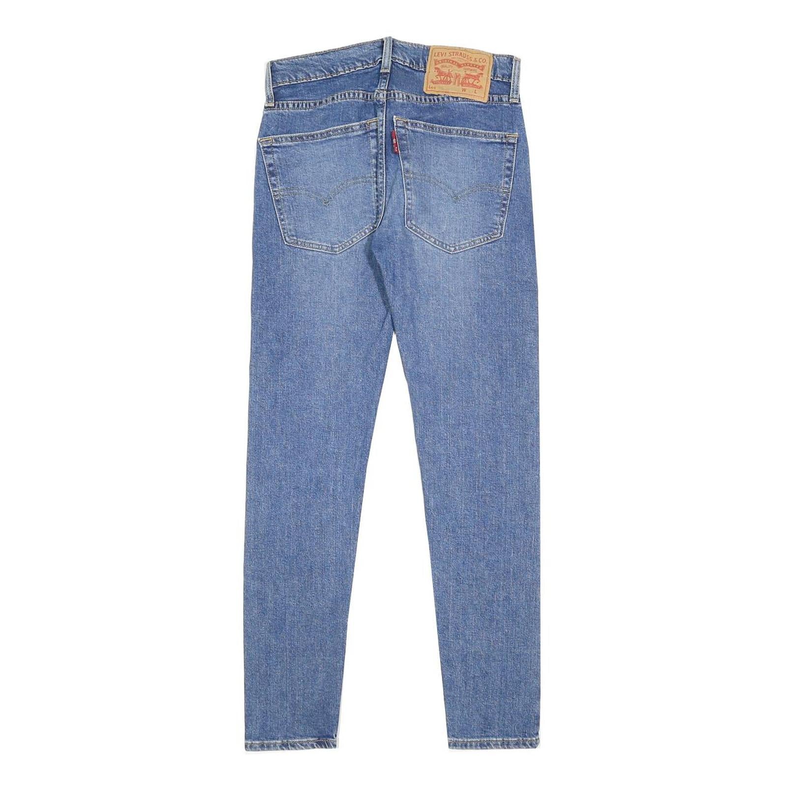 LEVI'S 519 Hi-Ball Mens Jeans Blue Slim Skinny Denim Light W27 L28 Zip Cotton