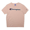 CHAMPION Mens Beige Cotton Blend Graphic T-Shirt M Short Sleeve Crew Neck