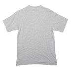 REGATTA Mens Grey White Striped San Diego Graphic T-Shirt L Short Sleeve Crew