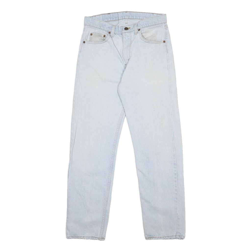 LEVI'S Mens Regular Fit Blue Denim Classic Zip Jeans W31 L30 Retro Style