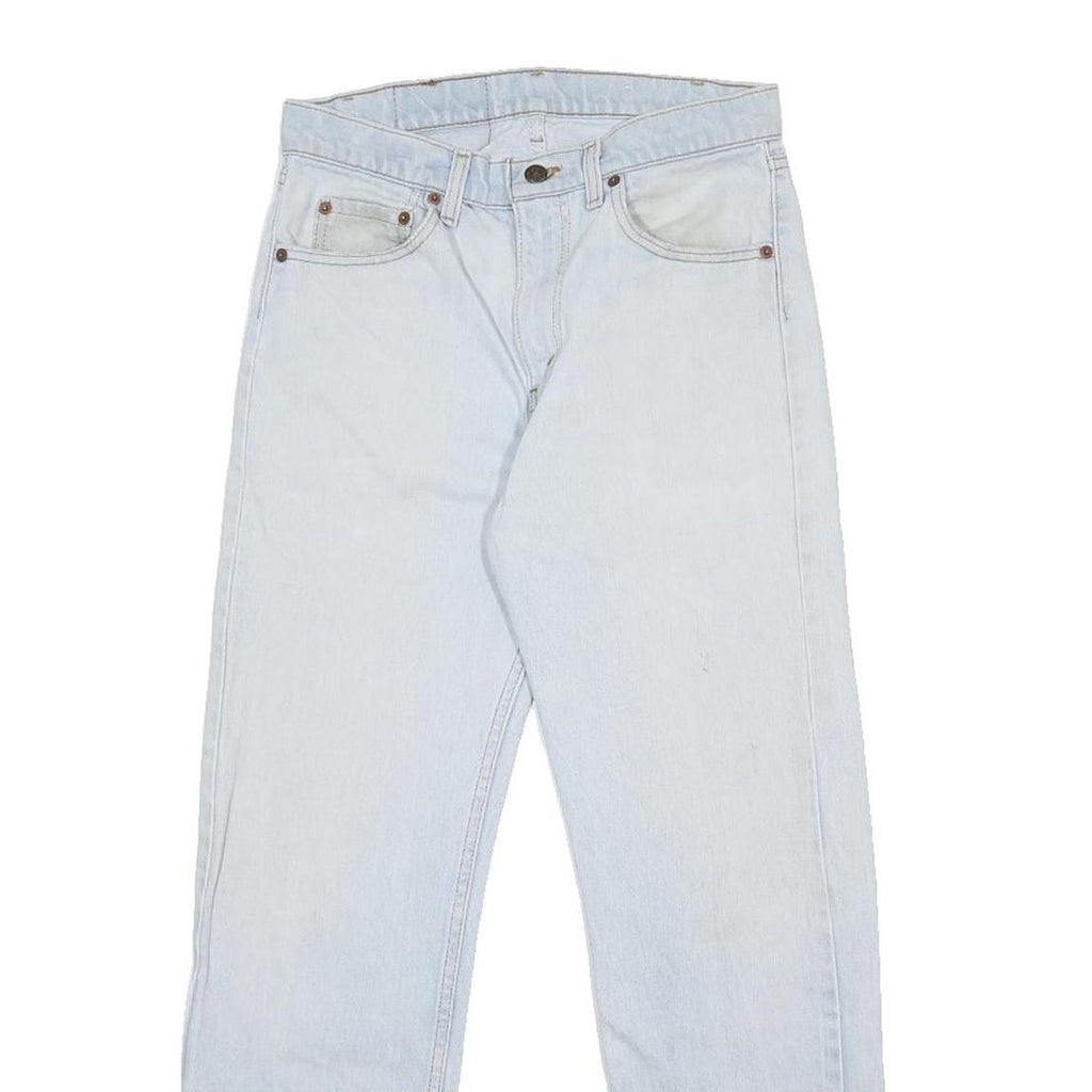 LEVI'S Mens Regular Fit Blue Denim Classic Zip Jeans W31 L30 Retro Style