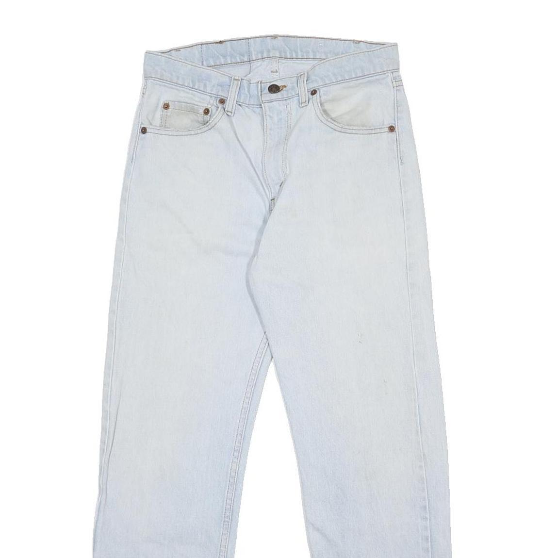 LEVI'S Mens Regular Fit Blue Denim Classic Zip Jeans W31 L30 Retro Style