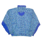 NIKE Mens Track Jacket Blue Crazy Pattern L