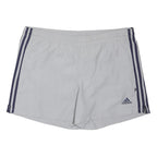 ADIDAS Mens White & Navy Sports Casual Shorts XL W38 Athletic Comfortable