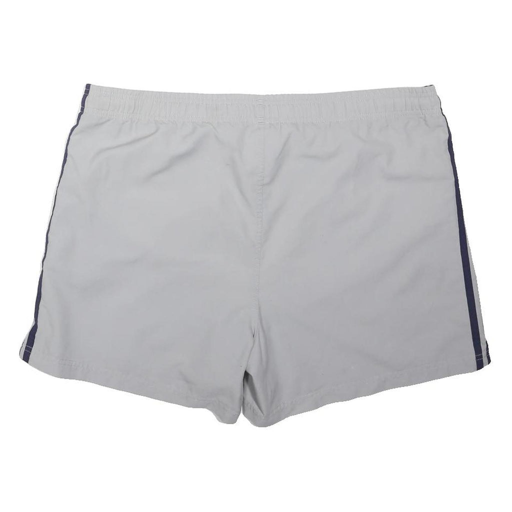 ADIDAS Mens White & Navy Sports Casual Shorts XL W38 Athletic Comfortable