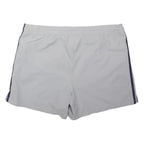 ADIDAS Mens White & Navy Sports Casual Shorts XL W38 Athletic Comfortable