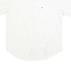TOMMY HILFIGER Mens White Classic Fit Cotton Button Shirt M Casual Smart