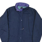 PATAGONIA Womens Blue Zip Jacket M Polyester Blend Outdoor Warm Casual