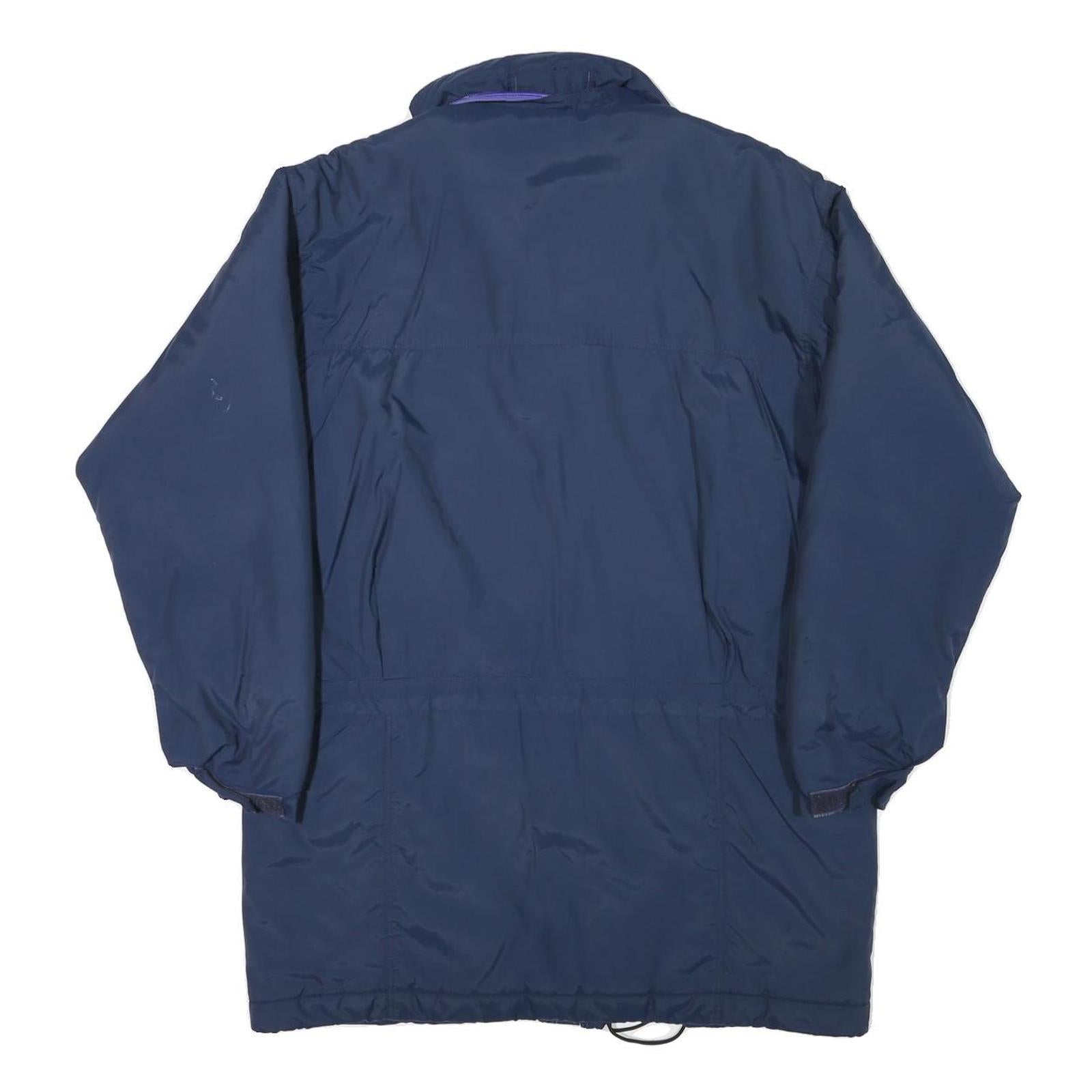 PATAGONIA Womens Blue Zip Jacket M Polyester Blend Outdoor Warm Casual