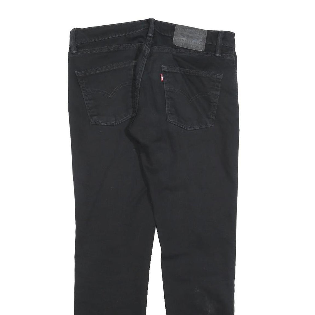 LEVI'S 511 Slim Mens Jeans Black Slim Skinny Denim W32 L32 Classic Zip