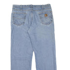 CARHARTT Mens Jeans Blue Regular Straight Denim Medium W38 L32 Classic Workwear