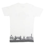 HARD ROCK CAFE Rome Mens T-Shirt White Crew Neck S