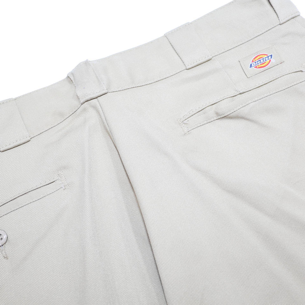 DICKIES Mens Regular Fit Beige Cotton Blend Trousers W34 L30 Workwear Zip Fly