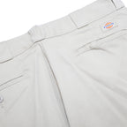 DICKIES Mens Regular Fit Beige Cotton Blend Trousers W34 L30 Workwear Zip Fly