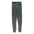 NIKE Womens Sports Leggings Green XS W23 L27 Nike Pro Logo Fit Athletic